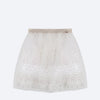 Saia de Tule Pampili Strass Coloridos Off White