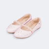 Sapatilha Infantil Feminina Super Fofura Glitter Rosa