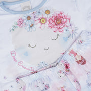 Pijama Infantil Alakazoo Sonho Branco e Azul - detalhes do pijama