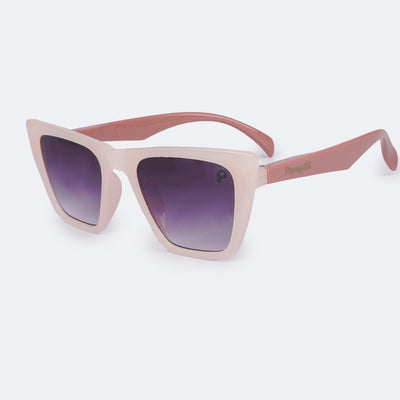 Óculos de Sol Infantil Feminino Pampili Acetato Rosa - frente do óculos