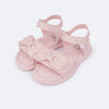 Sandália Infantil Pampili Lili Laço Rosa Glacê