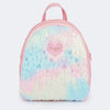 Mochila Infantil Pampili Pelinhos e Corações Rosa Glace