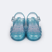 Sandália de Led Infantil Pampili Mini Glee Valen Transparente Azul -  sandália de plastico com led