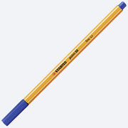 Caneta Stabilo Kit Point 88 2 Cores Preta e Azul - caneta azul