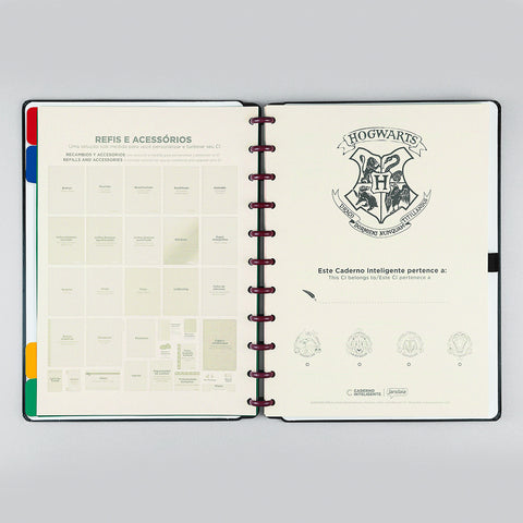 Caderno Inteligente by Harry Potter Grande Preto