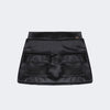 Short Saia Infantil Feminino Pampili Bolsos Preto
