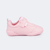Tênis Infantil Feminino Yuyu Perfuros Rosa