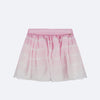 Saia Infantil Pampili Listras e Strass Rosa