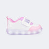 Tênis de Led Infantil Pampili Sneaker Luz Ursinho Branco