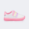 Tênis Infantil Feminino Pampili Yumi Glitter Colorido