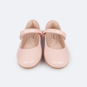 Sapatilha Infantil Pampili Bailarina Tira com Velcro Rosa Novo