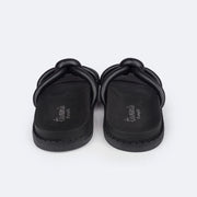 Sandália Slide Feminina TWN Zaya Slide Comfy Preta