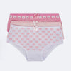Kit Calcinha Infantil Pampili Sortidas Ursinhos Branco e Rosa