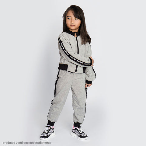 Jaqueta Infantil Pampili Fashion Cinza