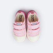 Tênis Infantil Feminino Pampili Max Velcro Rosa Chiclete