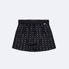 Short Saia Infantil Pampili Glitter e Tachas Preto