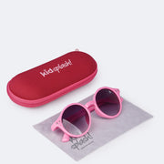 Óculos de Sol Infantil Eco Light KidSplash! Proteção UV Redondo Pink - óculos sustentável