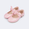 Sapato Infantil Feminino Pampili Angel com Laço Removível Rosa