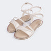 Sandália Infantil Feminina Cherrie Tiras Nude