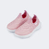 Tênis Infantil Feminino Sky Comfy Corações Rosa Glace