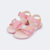 Sandália Infantil Feminina Mavie Corações Rosa