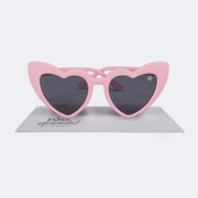 Óculos de Sol Infantil Flexível KidSplash! Proteção UV Coração Rosa Claro - óculos infantil flexivel
