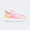 Tênis Infantil Feminino Bubble Perolado Rosa