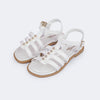Sandália Infantil Feminina Vick Três Tiras Branca