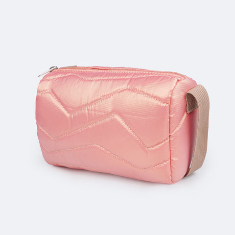 Bolsa Tiracolo Tweenie Matelassê Comfy Coral