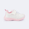 Tênis Infantil Feminino Mini Soft Recortes Branco