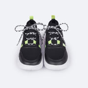 Tênis Feminino Tweenie #Chunky Dalla Cordão Preto - tenis preto