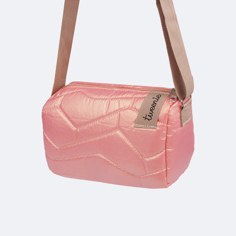 Bolsa Tiracolo Tweenie Matelassê Comfy Coral