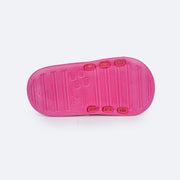 Chinelo Slide Infantil Pampili Fly Glee Glitter Pink - solado antiderrapante