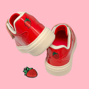 Tênis Infantil Pampili XP24 Morango Verniz Vermelho - PRÉ VENDA