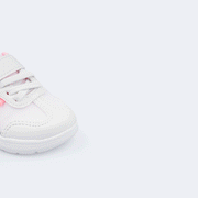 Tênis Infantil Feminino Sky Malha Respirável Glitter Branco