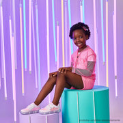 Jaqueta Infantil Pampili Telada Rosa Neon