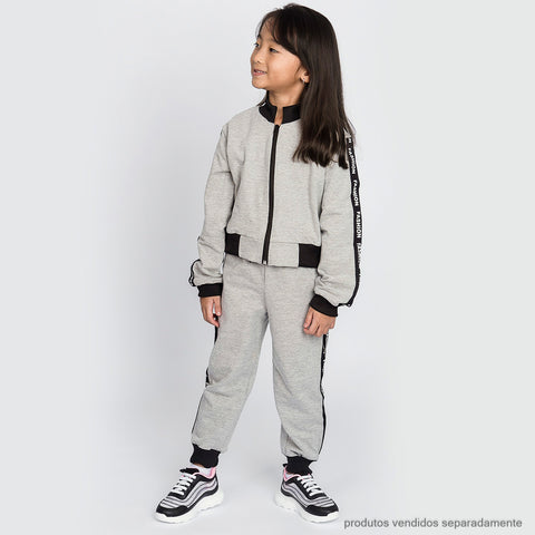 Jaqueta Infantil Pampili Fashion Cinza