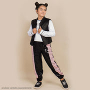 Camiseta Manga Longa Infantil Pampili Good Vibes Only Branca