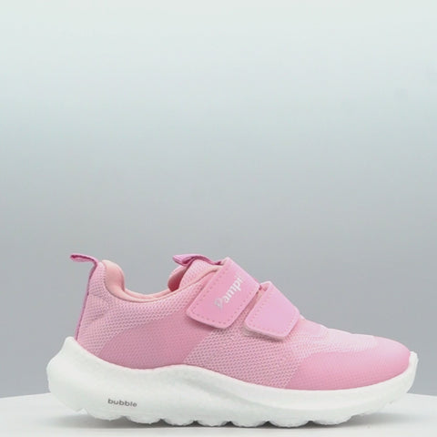 Tênis Infantil Feminino Bubble Escolar Rosa Claro