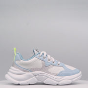 Tênis Infantil Feminino Winnie Glitter Branco e Azul