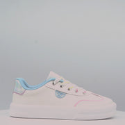 Tênis Infantil Feminino XT 25 Cadarço Colorido Branco