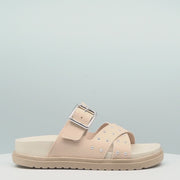 Chinelo Infantil Tiras Cruzadas Pampili Olivia Nude