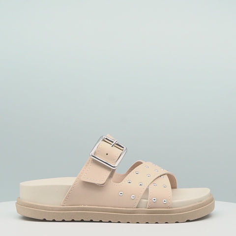 Chinelo Infantil Tiras Cruzadas Pampili Olivia Nude