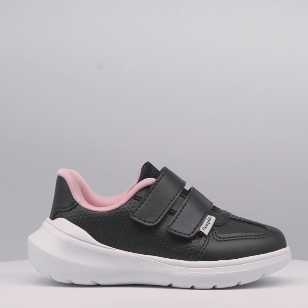 Tenis Infantil Feminino Sky Perfuros Preto