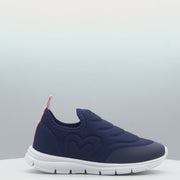 Tênis Calce Fácil Infantil Pampili Gabby Coração Icônico Azul Marinho