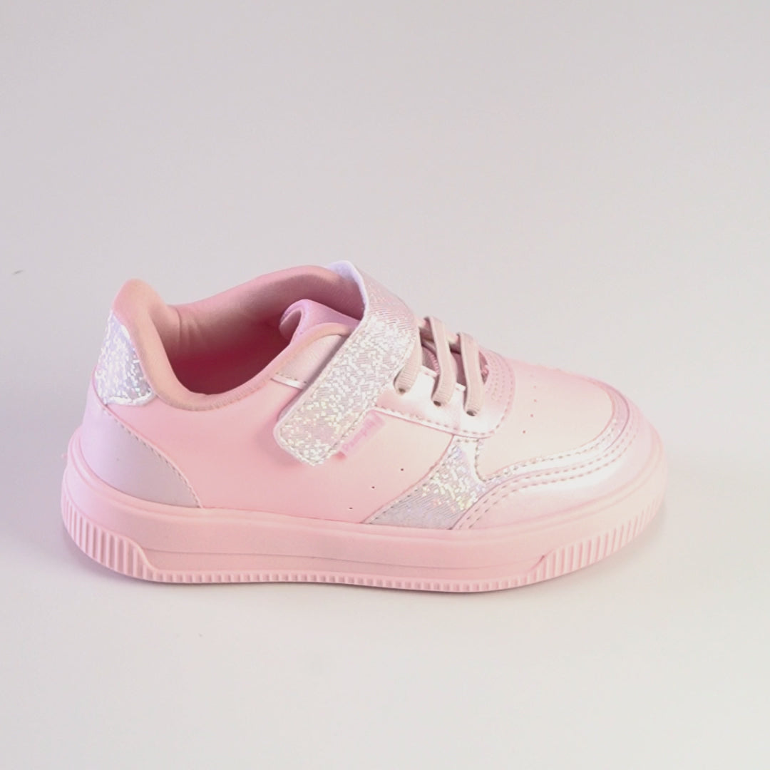Tênis Infantil Feminino Up Recortes Rosa