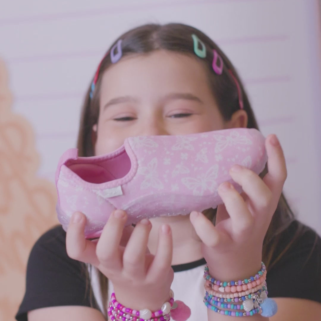 Tênis Infantil Feminino Summer Degradê Branco Colorido