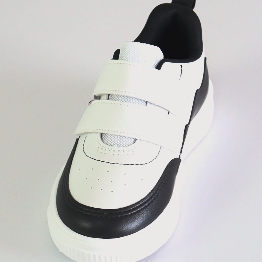 Tênis Infantil Feminino Up Pampili Branco Preto