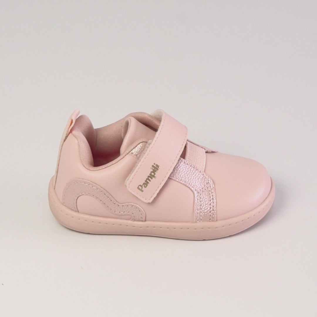Tênis Infantil Feminino Pampili Sophie Barefoot Rosa