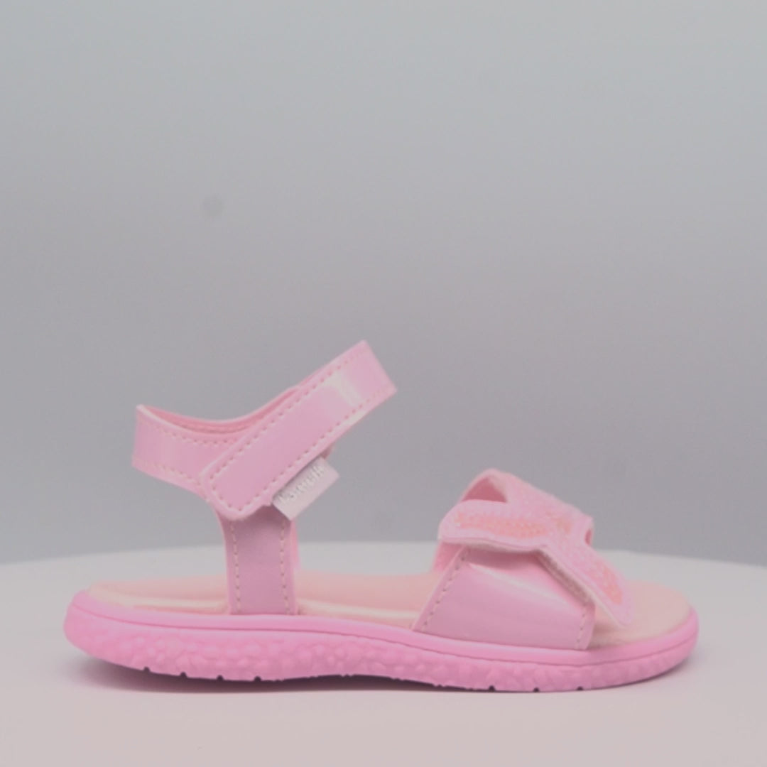Sandália Infantil Pampili Bia Cauda de Sereia Rosa